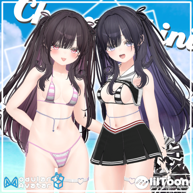 【10アバター対応】Cheer Bikini ギミック付き！ 
