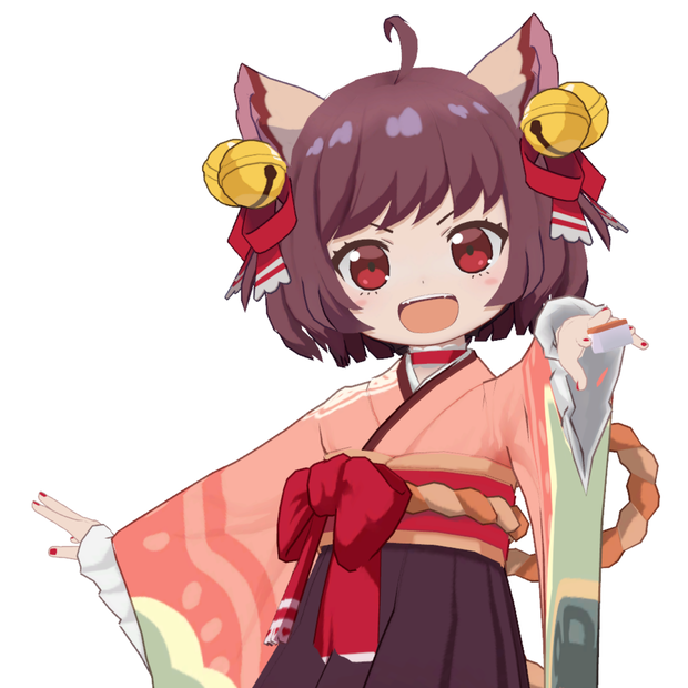 二次創作3Dモデル「一姫」