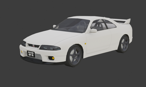 【VRC向け】SkylineR33【チクワカー1.10】
