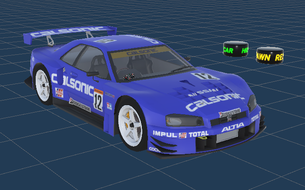 【VRChat】NISSAN R34GTR JGTC'03もどき【チクワカー1.10】