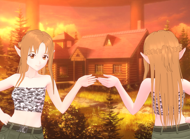 ヘア - SAO ASUNA hair preset 