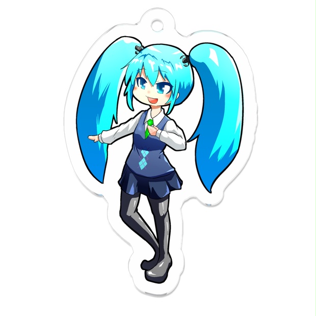 初音ミク（シンカリオン版）キーホルダー - otimusya - BOOTH