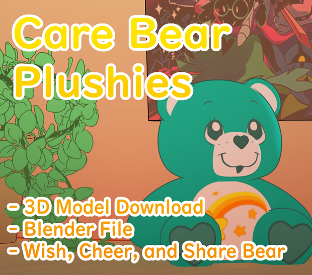 CareBear Plush 3D Models