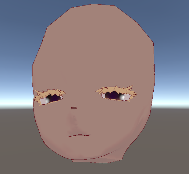 顔　素体