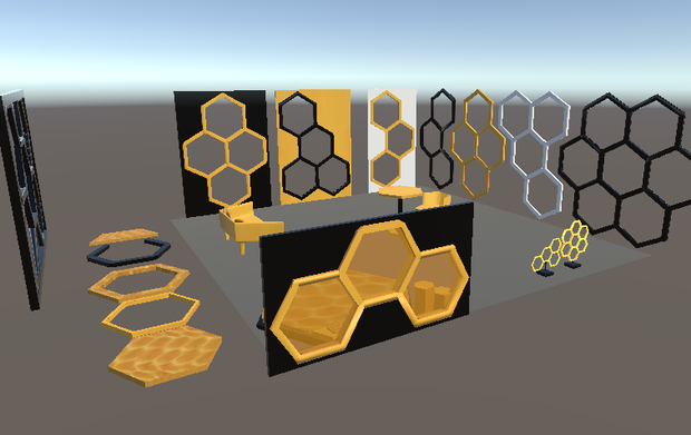 Honey comb furniture set