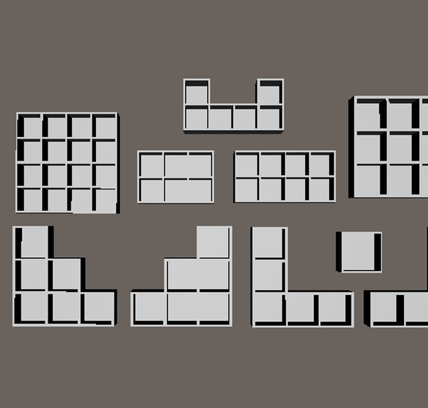 Cube Shelf Set