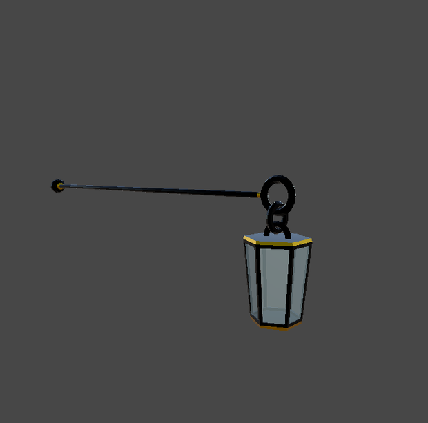 Lantern Staff with physics