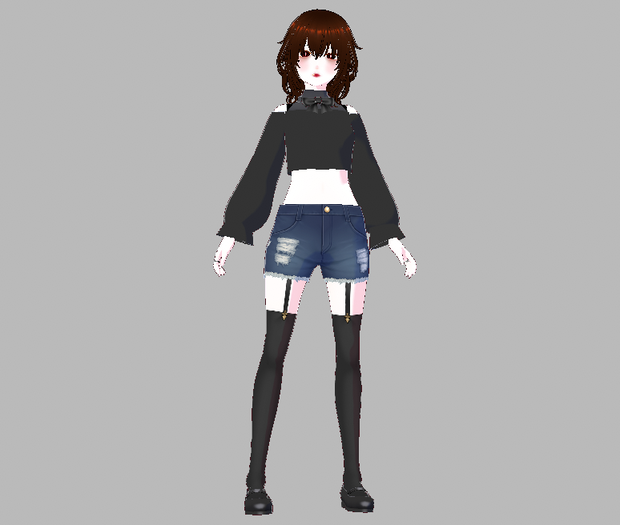 Modern Vampire VTuber Avatar (.vrm)