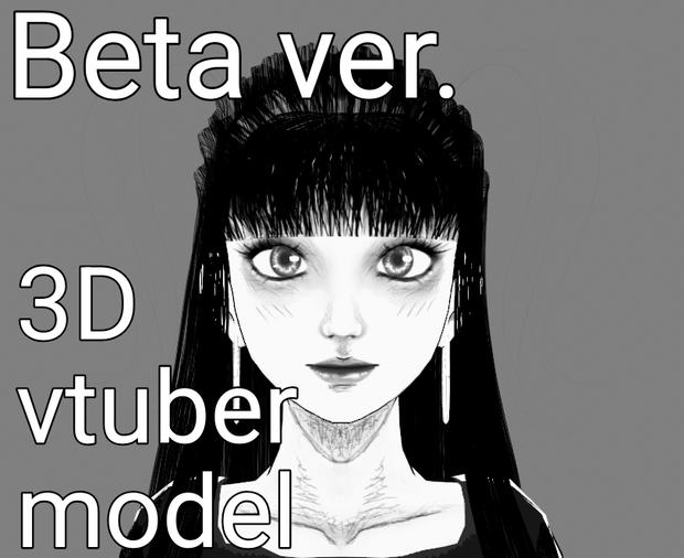 Customizable 3D female model sketchy style!