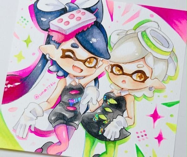 宝石の輝き コピック イラスト 原画 尊い