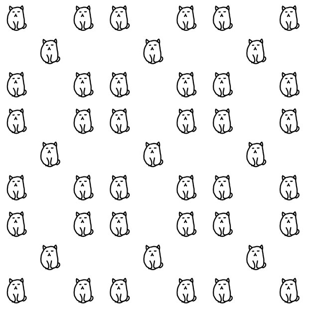 デジタルペーパー　ゆるいぬ（白）