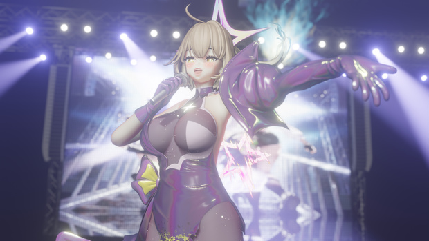 【ニケ】 アニス：スターの3Dモデル MMD版とRigify版が含まれます