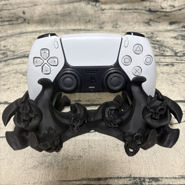 【PS5】地獄の骸骨 コントローラ スタンド（送料