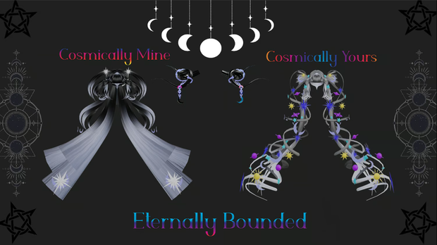 ⚝Eternally Bounded⚝ - Vrchat Hair Bundle