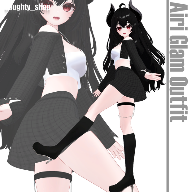 [Glam Outfit] 8種類のアバター対応