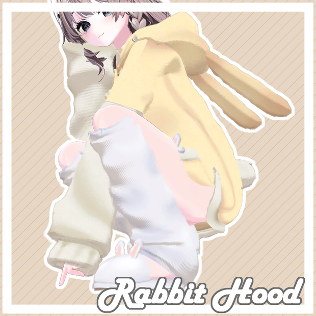 しなの[shinano]専用 Rabbit_Hood (うさぎフード)パジャマ