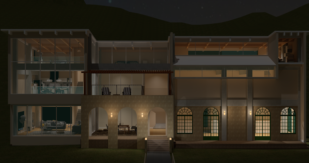 VRChat向け住宅『浦手一番館』-Sea Side Residence No.1-