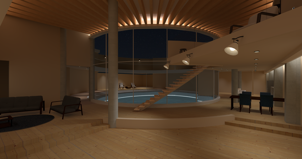 【Unity2022/VCC対応 Quest版あり】VRChat向け住宅ワールドデータ「CIRCLE hOuse」