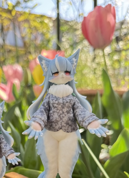 おまねこフィギュア(Lサイズ） - Military online-shop - BOOTH