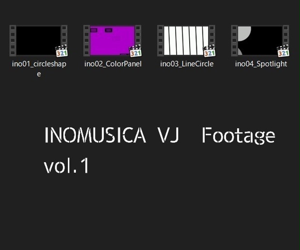 INOMUSICA　VJ Footage　vol.1
