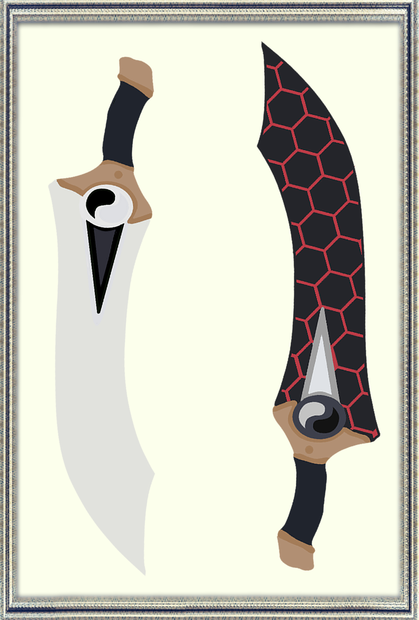 線画素材　FGO 干将莫邪（かんしょう・ばくや） 線画・着色付き