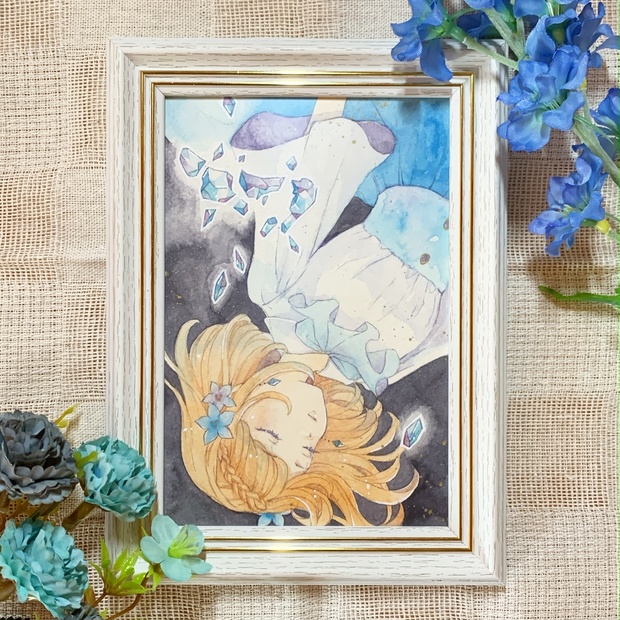 あなただけの水彩画 ＜原画＞ ☆受注制作☆ポストカードサイズ - 絵画