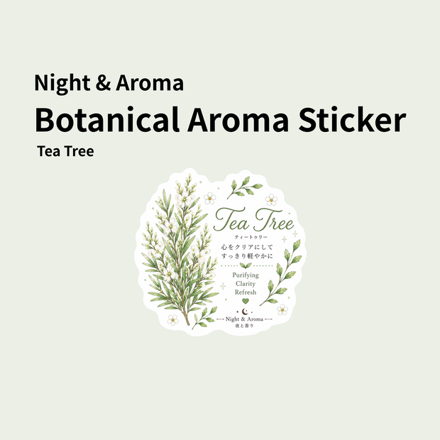 Night & Aroma Botanical Aroma Sticker－Tea Tree