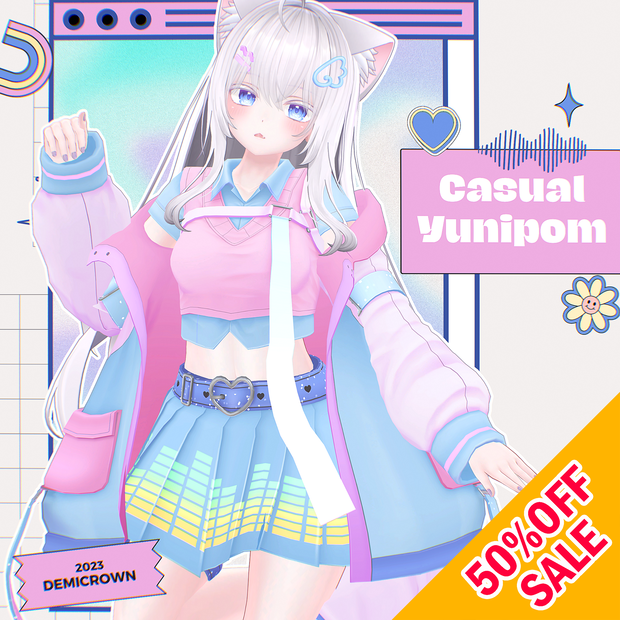 ♦♦♦WINTER SALE♦♦♦【萌対応】Cusual Yunipom♡カジュアルユニポム【VRChat】