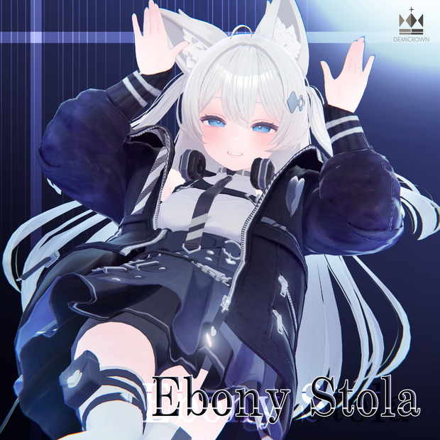 【VRChat】Ebony Stola【ライム対応】