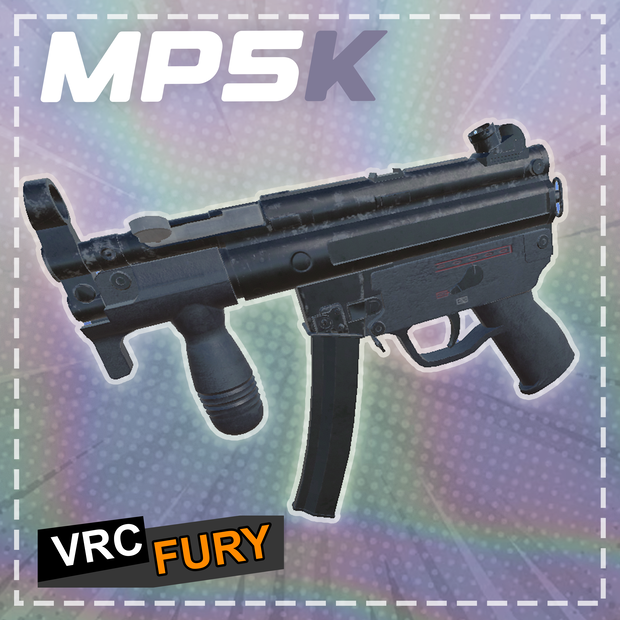 【VRChat向け】MP5K Submachine Gun