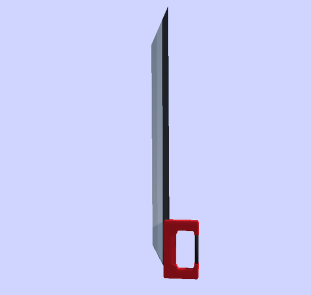 【FBX】赤い取っ手の剣