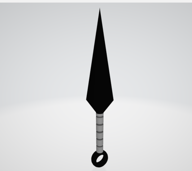【FBX】赤いクナイと白いクナイ