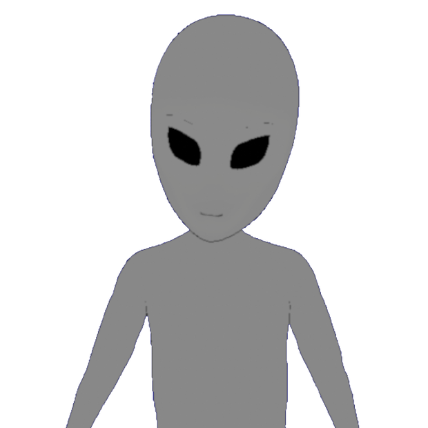 宇宙人 VRM これであなたも宇宙Vtuber　【四色モデルセット】