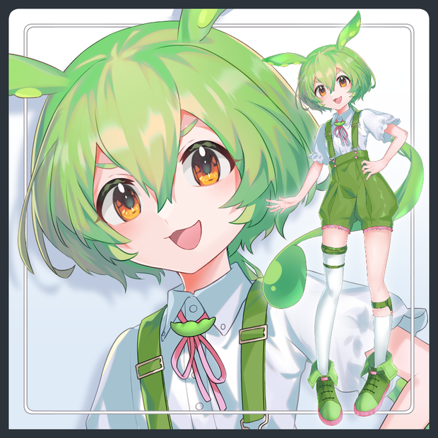 【無料】ずんだもん立ち絵