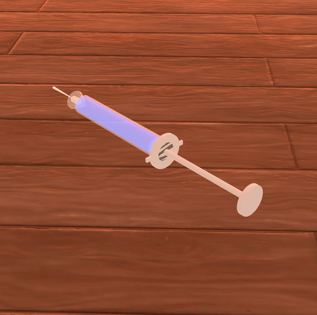 【ギミック】注射器型浣腸ピックアップ - プレイヤーデバフ＆放流演出【VRChat/Udon対応】