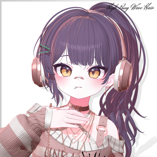★High Pony Wave Hair ★【PB】