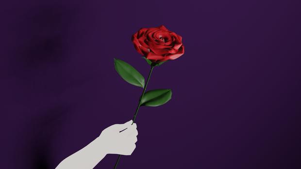薔薇 ３Dモデル