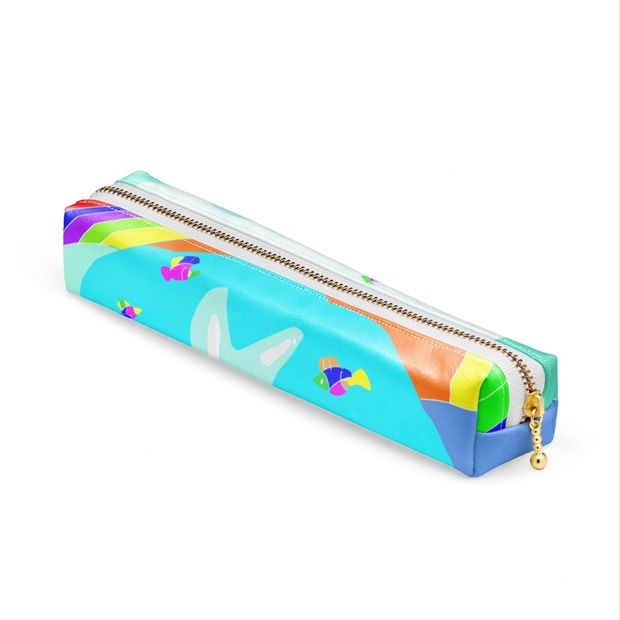 【完成作品】海 海辺のペンケース ハンドメイド 完成作品】海 海辺のペンケース ハンドメイド