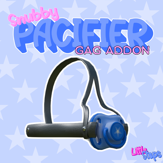 Snubby's Strap Addon for Little Steps Pacifier (Blender/VRChat/Resonite)