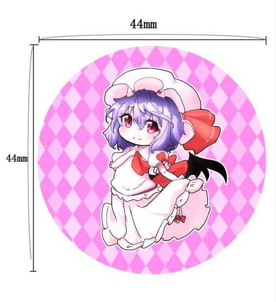 レミリア・スカーレット 缶バッチ まとめ売り 東方Project そら