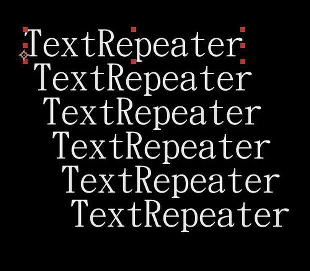 After Effectsプラグイン Text Repeater