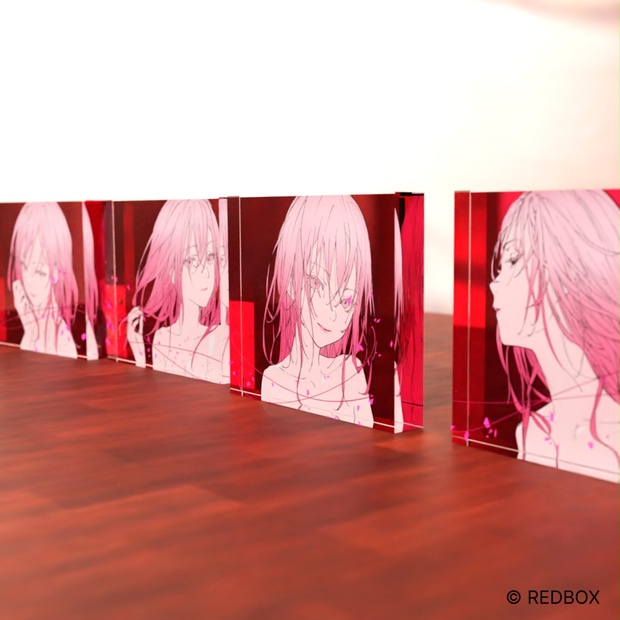 アクリルブロック「INORI - Flow」Redjuice　楪いのり　4種 アクリルブロック「INORI - Flow」（4種） - redjuicegraphics - BOOTH