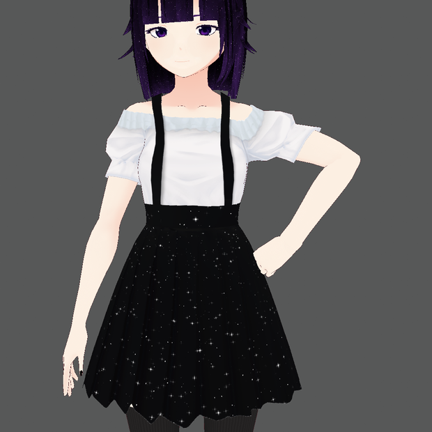 [VRoid] Starry Sky Dress texture