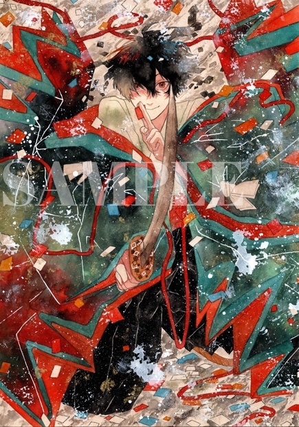 開店記念セール 手描きイラスト 専用 原画 オリジナル 相棒 絵画 タペストリー Www Reinnec Cl