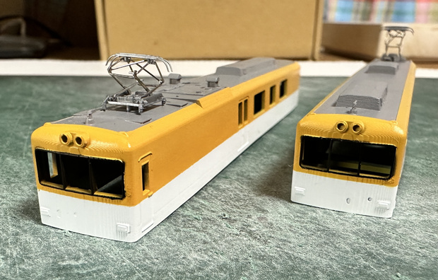 床下機器付 1/150 Nゲージ 近畿地方の電気計測車 2両キット