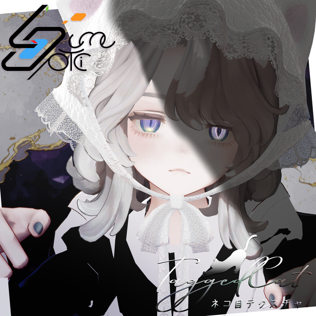 【LumeOptic専用テクスチャ】Tagged Cat🐈‍⬛【AllAvatar】