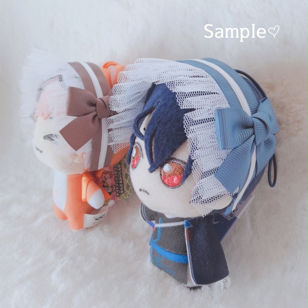 全21色 ぬいぐるみ用ボンネット ヘッドドレス 風カチューシャ 2 Miraclestar Booth