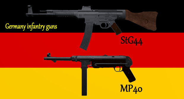 【VRChat想定】StG44 MP40