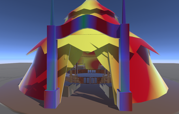 サーカステント（circus tent)