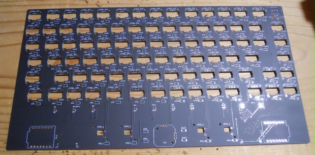 せきごん氏設計 自作キーボード SISO59 基盤 電池 キースイッチ